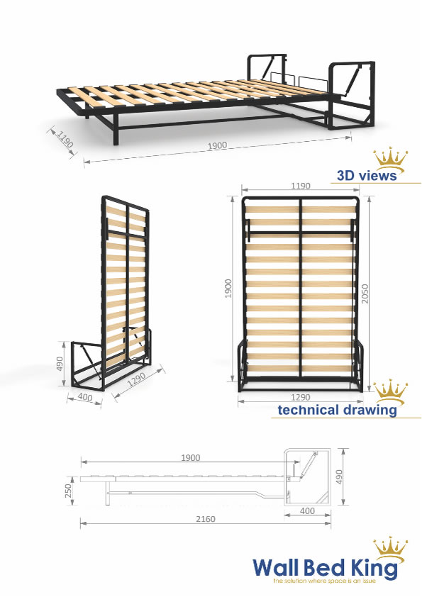 Wall Bed Mechanisms for Hidden Beds